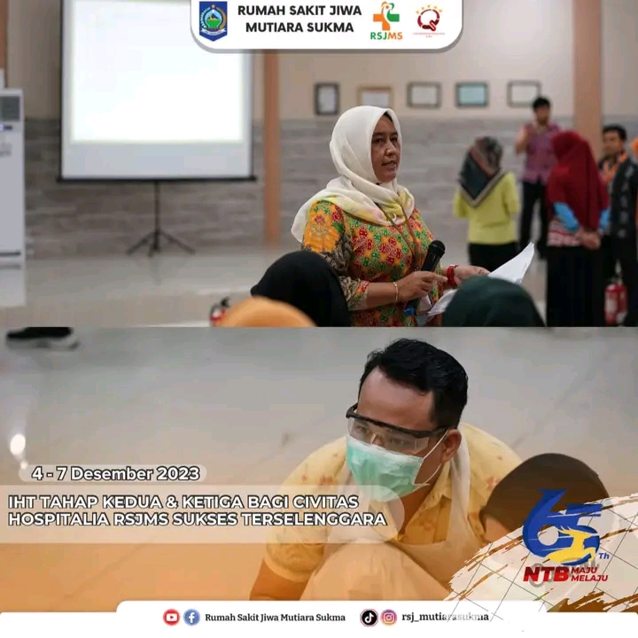 IHT TAHAP KEDUA & KETIGA BAGI CIVITAS HOSPITALIA RSJMS SUKSES TERSELENGGARA